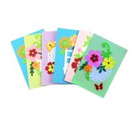 6 Pcs Kit Per Lavoretti Biglietti D'auguri Fatti Mano Biglietto Di Fatto