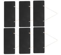 6 Pcs Lavagna Nera Da Gesso Cartello Appeso Sospesa Dedelf -board