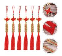 6 Pcs Lucky Wealth Coins Monete Portafortuna Cinesi Ciondolo Auto
