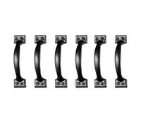 6 Pcs Maniglia in Metallo Di Maniglie Delle Porte Forma Arco Dei Cassetti