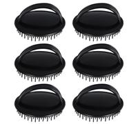 6 Pcs Massaggio Di Pulizia Della Testa Cuoio Capelluto Spazzola Esfoliante Per