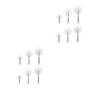 6 Pcs Modello Di Albero Morto Piccolo Degli Accessori in Miniatura
