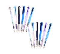 6 Pcs Multicolor Pen, 4-In-1 18 Colors,Consecutivte/Nurse/Spicanalogy 0.5mm Multicolor Pen In 0ne, Drying Gel 3-In-1 Retractable Ink For Office, Work, School Supplies (12pcs)
