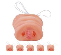 6 Pcs Naso Da Maiale Carnevale Divertente Maschera Per Il Costume Halloween