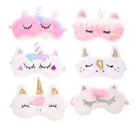 6 Pcs Occhi Per Dormire Cotone Maschera Del Sonno Carina