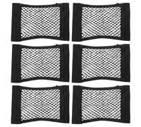 6 Pcs Organizer Per Bagagliaio Rete Ferma Auto Organizzatore Del Seggiolino
