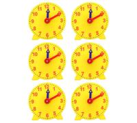 6 PCS Orologio Matematica Giocattoli Per L'educazione Al Tempo Bambini