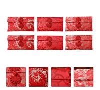 6 Pcs Pacchetto Rosso Buste Lettere Rosse Di Denaro Per Il Capodanno Cinese