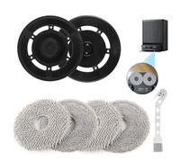 6 Pcs Panni per Mocio per Ecovacs Deebot X2 Omni Spazzole a Disco per Ecovacs Deebot X2 Omni Panni Mop di Ricambio con 2 Staffa Panno per Aspirapolvere Accessori