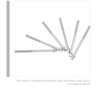 6 Pcs Parti Di Batteria Viti Tensione Del Tamburo Tiranti Accessorio Per