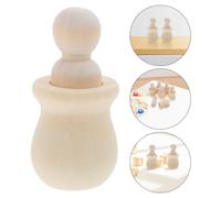 6 Pcs Peg Dolls Grandi Bambole Legno Forme Artigianali in Bambola