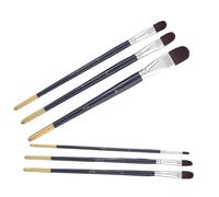 6 Pcs Pennelli Per Pittura Ad Olio Spazzole Di Pennello Acquerello