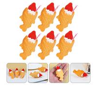 6 Pcs Pesce Finto Cibo Falso Simulazione Del Giocattolo Alimentare