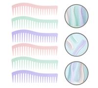 6 Pcs Pettine Per Ricci Olio Capelli La Cura Dei Arricciacapelli