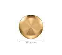 6 Pcs Piatti Acciaio Inox Campeggio Piastre Per Barbecue Riutilizzabili