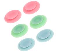 6 Pcs Piatto Ventosa Piatti Piani Infrangibili Resto Di Utensile Silicone
