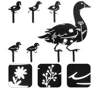 6 Pcs Picchetto Da Giardino Ornamento Del Cortile Figurine Animali