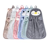 6 Pcs Piccolo Asciugamano, Petite Serviette, Assorbente, in Microfibra, per Bambino, Asilo, Cucina