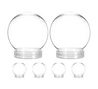 6 Pcs Piccolo Barattolo Di Caramelle Plastica Bottiglie Decorative