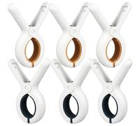 6 Pcs Pinze Asciugamani Spiaggia Mollette Per Asciugamano Clip Consolatore