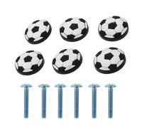 6 Pcs Pomelli Per Mobili Da Calcio Cassetti Bambini Pallone Maniglia Porta