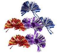 6 Pcs Pompon Da Cheerleader Accessori Per Il Tifo Sostegno Alle Prestazioni