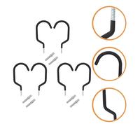 6 Pcs Porta Bici Da Muro Ganci Per Garage Gancio Montaggio Parete