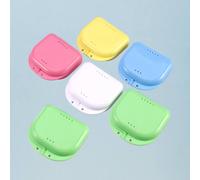 6 Pcs Porta Dentini Scatolina Custodia Per La Protesi Da Protezione