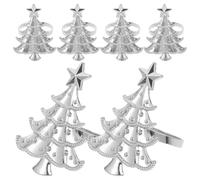 6 Pcs Porta Tovaglioli Di Stoffa Anelli Da Tovagliolo Per Le Vacanze