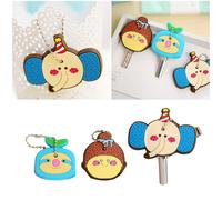 6 Pcs Portachiavi Colorati Coprichiavi Tappi Chiave Identificatore