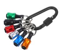 6 Pcs Portainserti Sgancio Rapido Portachiavi Porta-bit Portapunte