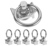 6 Pcs Raccordo Singolo Con Anello Tondo Ho Tracciato L'ancoraggio