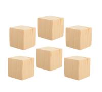 6 Pcs Rialzi Letto Alzate in Legno Massello Sollevatori Per Scrivania