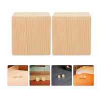 6 Pcs Rialzi Per Gambe Di Sedia Letto in Legno Blocchi Alzate Mobili Alzata