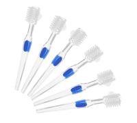 6 Pcs Ripasso Per Protesi Portatile Pulire Gli Spazzolini Da Denti