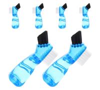 6 Pcs Ripasso Per Protesi Portatile Spazzola Pulizia Doppia Faccia