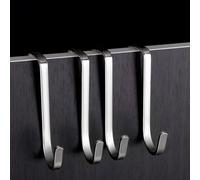 6 Pcs S-type Cabinet Hanger Double Hooks Gancio Appendiabiti Da Porta Per Zaino