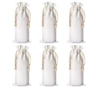 6 Pcs Sacchetti Per Bottiglie Sacchettini Di Tessuto Borse Riutilizzabili