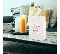 6 Pcs Sacchetti Per Feste Bomboniera Tote Bag Di Carta Con Manici