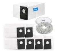6 PCS Sacchetti per la polvere per Eureka J15 Pro Ultra 3L Grande Capacità Sacchetti di Ricambio per la Polvere Filtrazione Efficace a 4 Strati per J15 Pro Ultra Aspirapolvere Accessorio + 2 Panni