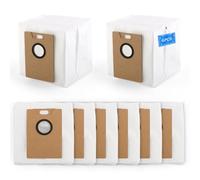 6 PCS Sacchetti per la polvere per Tapo RV30 Max Plus/Tapo RV20 Max Plus RVA202 3L Grande Capacità Sacchetti di Ricambio per la Polvere Filtrazione Efficace a 4 Strati Robot Aspirapolvere Accessorio