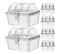 6 Pcs Scatola Matrimonio Porta Soldi Bomboniere Cassa Del Plastica