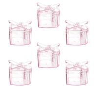 6 Pcs Scatola Merenda Scatole Porta Oggetti Con Coperchio Di Caramelle