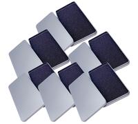 6 Pcs Scatola Porta Oggetti Con Coperchio Contenitore Di Stoccaggio in Metallo