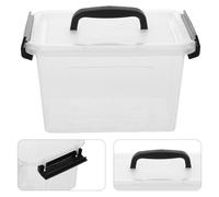 6 Pcs Scatola Porta Oggetti Plastica Contenitori Di Per Lo Stoccaggio