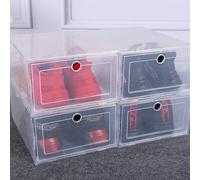 6 Pcs Scatola Trasparente Contenitore Porta Scarpe Custodia Stoccaggio