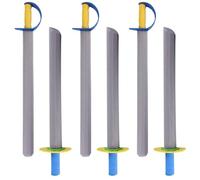 6 PCS Schiuma Spada per Bambini 21 in Lunghi coltelli da Schiuma Eva Giocattolo Spada 2 Stili Soft Cosplay Spade per Giocare Giocattoli da Combattimento per Ragazze per Giocare a Cavaliere guerrieri,