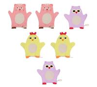 6 Pcs Scrubber Per Il Bagnetto Del Bambino Asciugamano La Pulizia Corpo