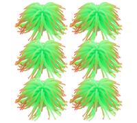 6 Pcs Scultura Artificiale Di Riccio Mare Decorazioni Per Acquari Ornamenti