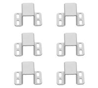 6 Pcs Serratura Dell'armadietto Supporto Per Universale Due Fori Asolati